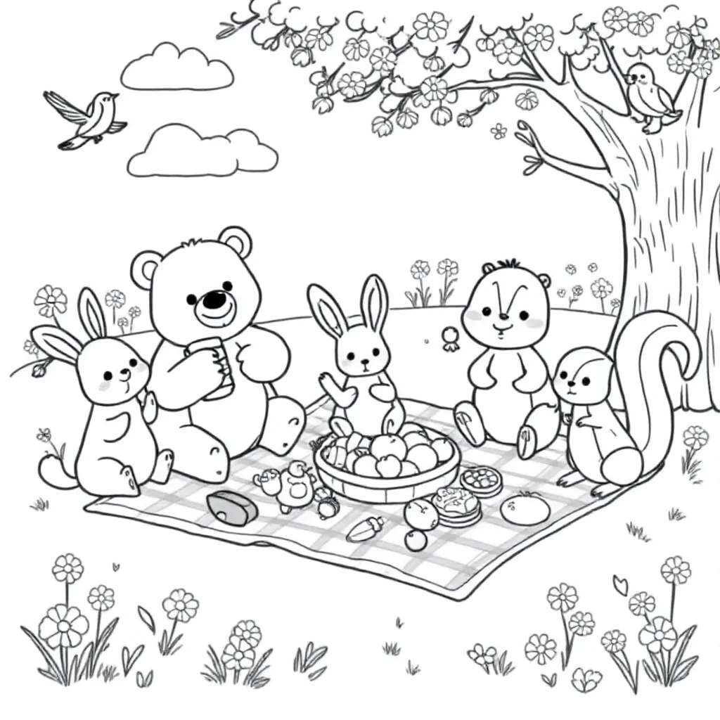 Childrens coloring page