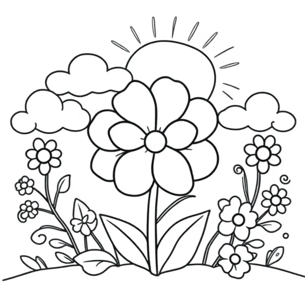 Childrens coloring page
