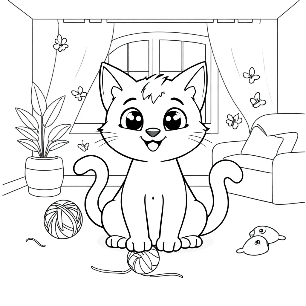Childrens coloring page