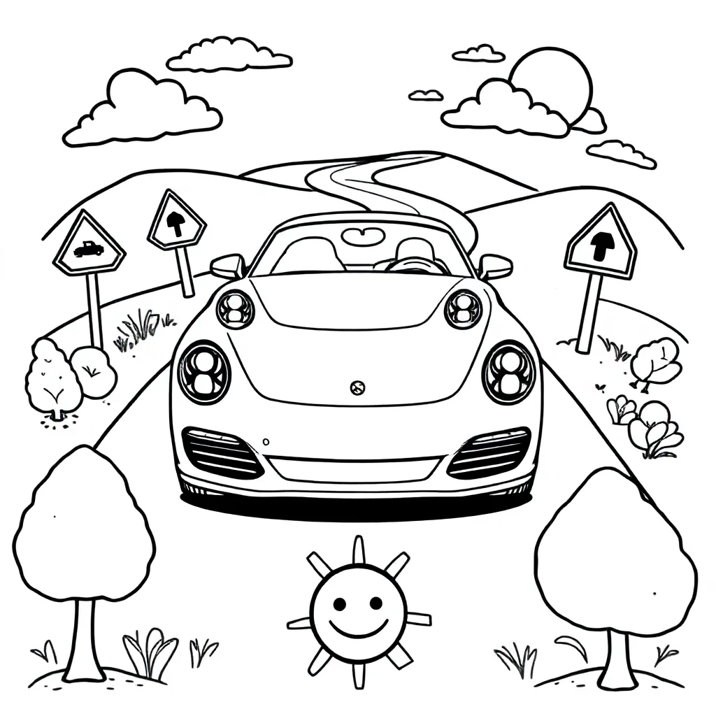 Childrens coloring page