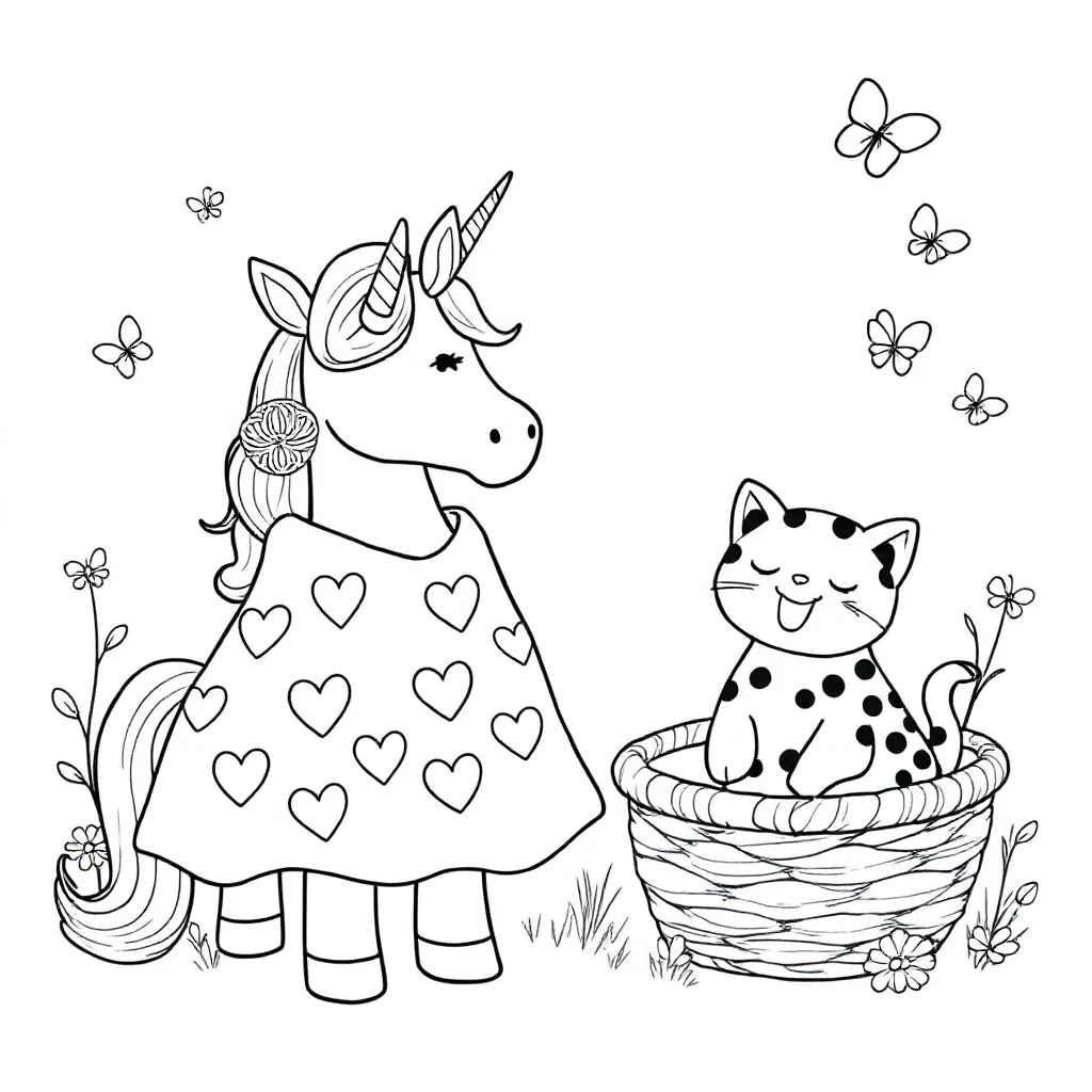 Childrens coloring page