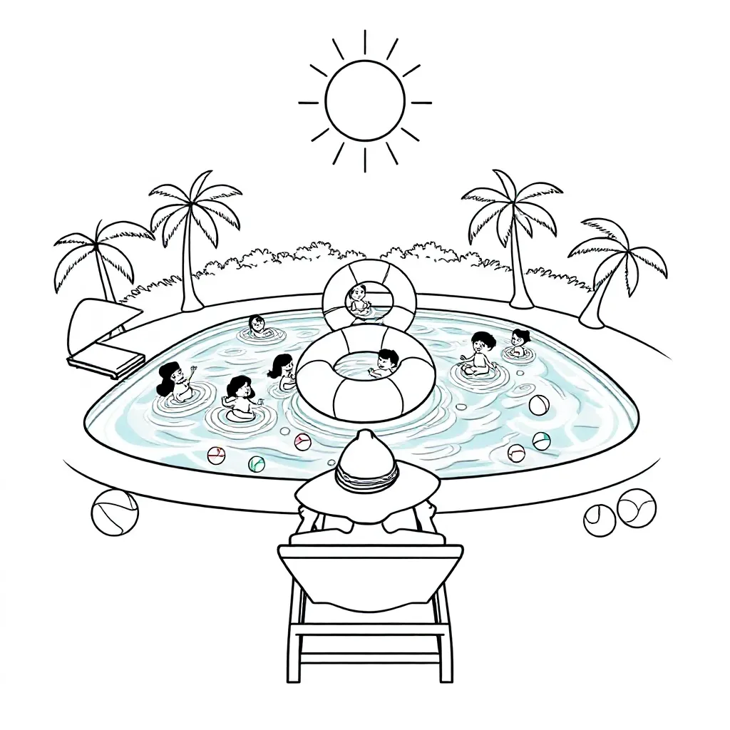 Childrens coloring page