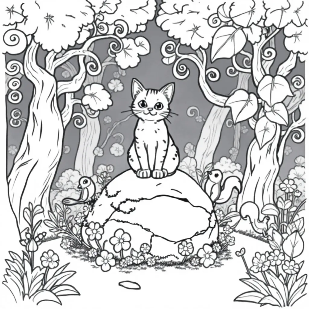 Childrens coloring page