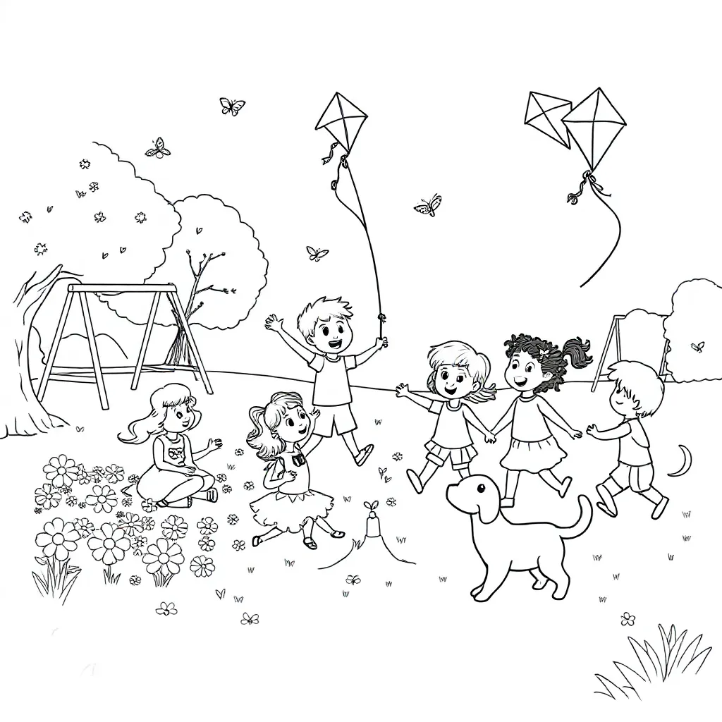 Childrens coloring page