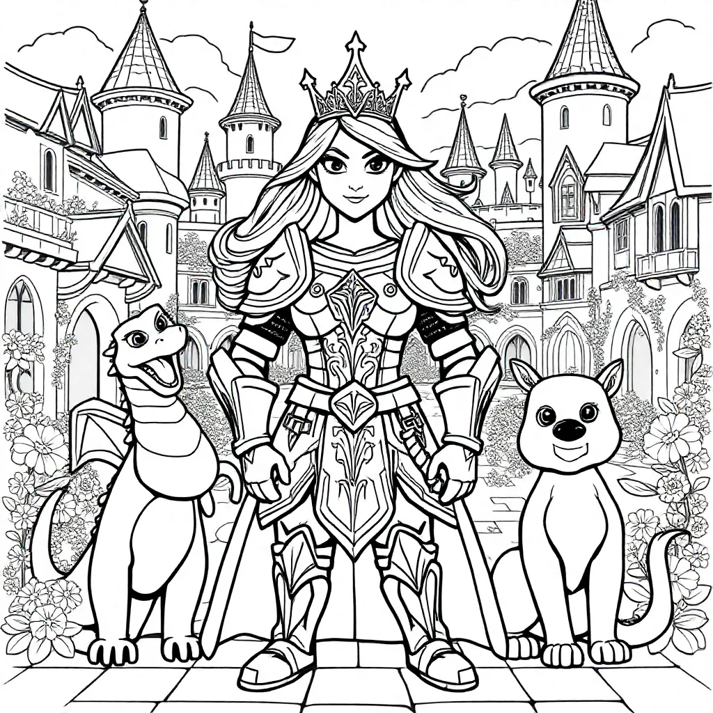 Childrens coloring page
