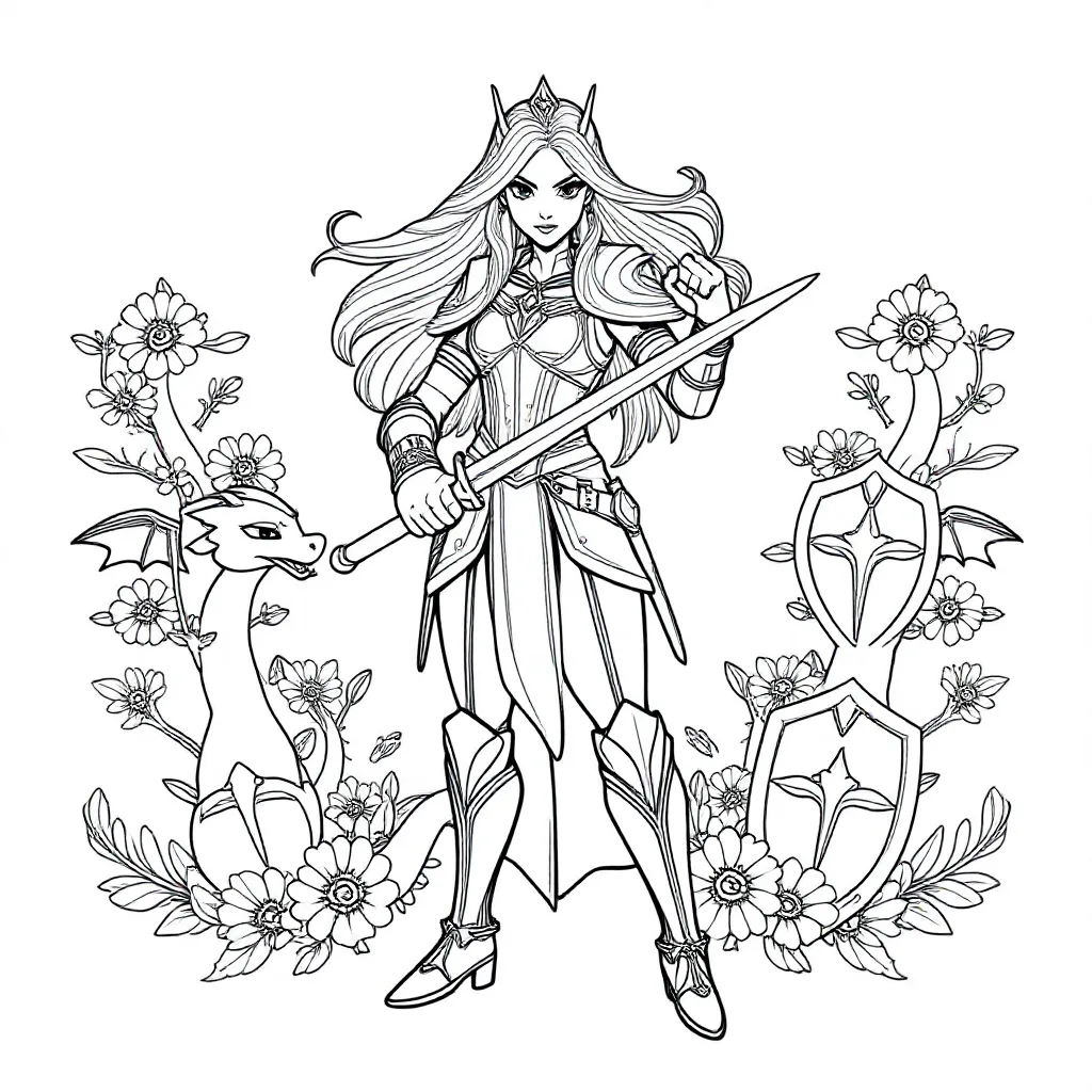 Childrens coloring page