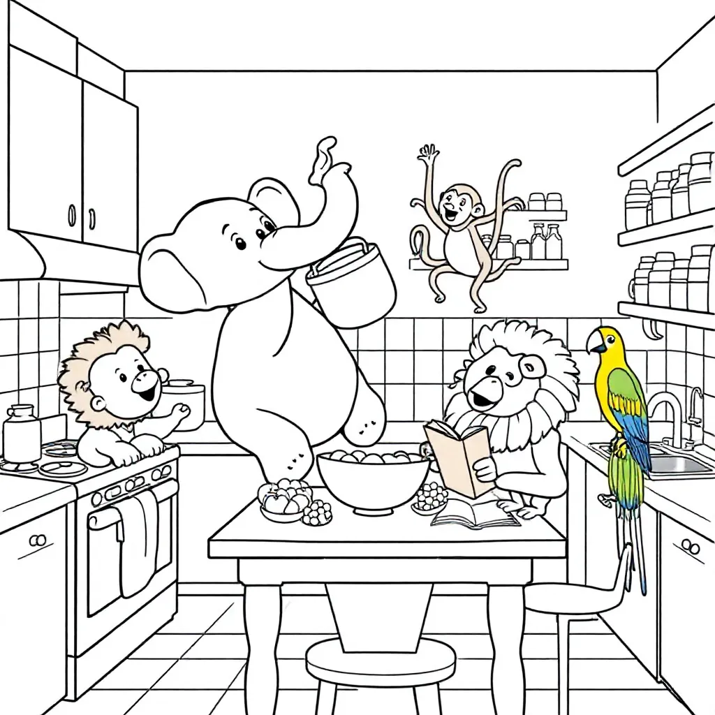 Childrens coloring page
