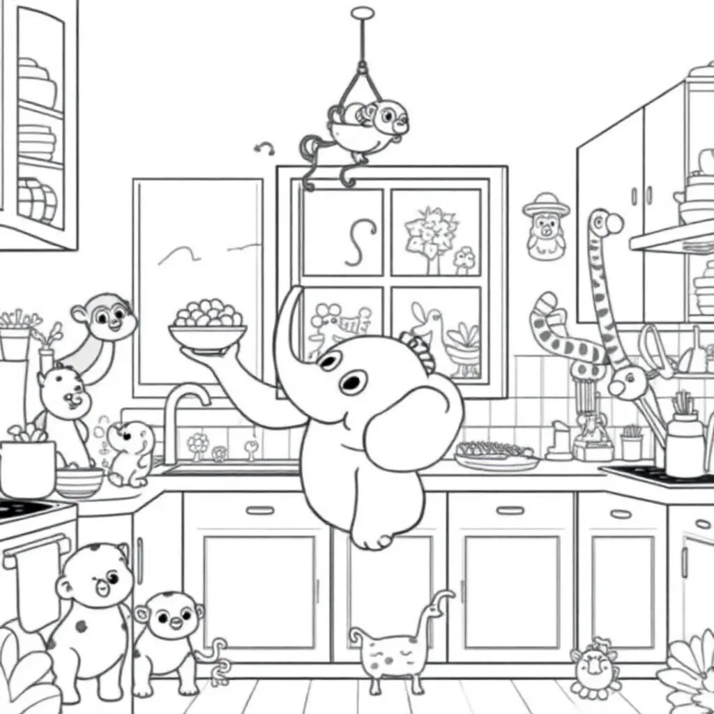 Childrens coloring page