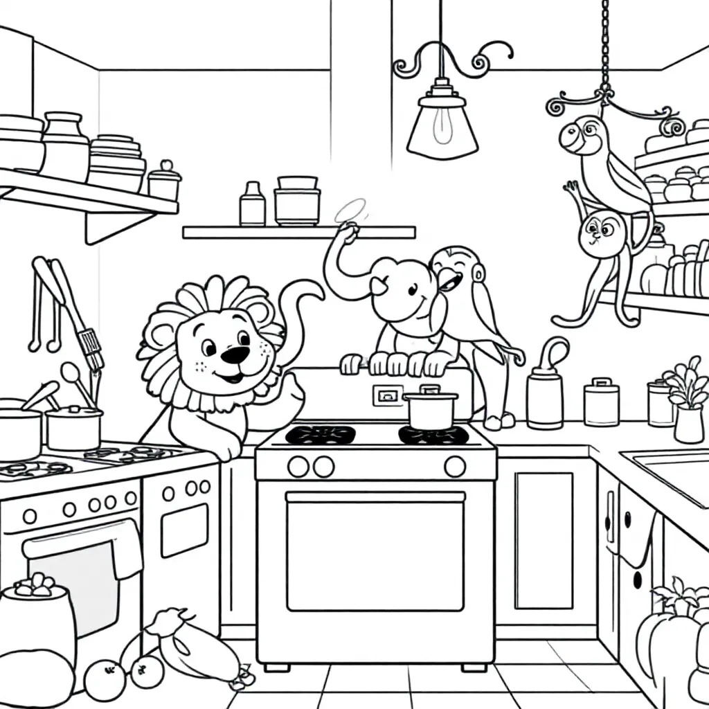 Childrens coloring page