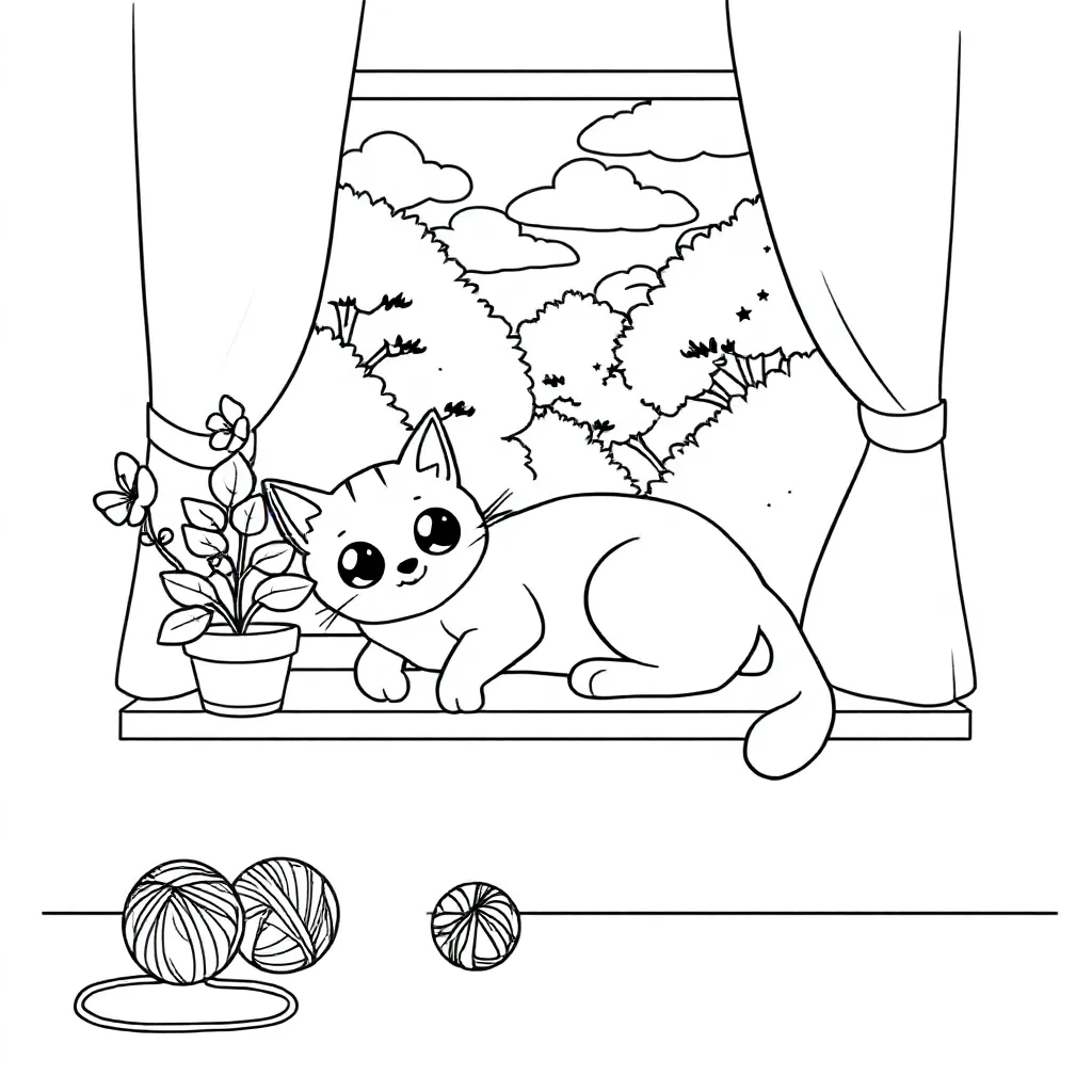 Childrens coloring page