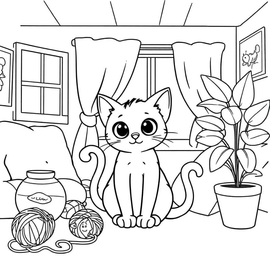 Childrens coloring page