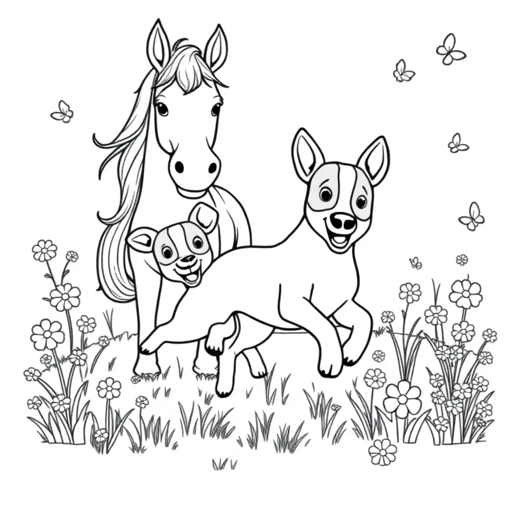 Childrens coloring page
