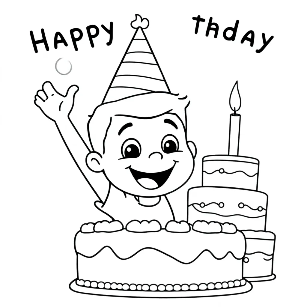 Childrens coloring page