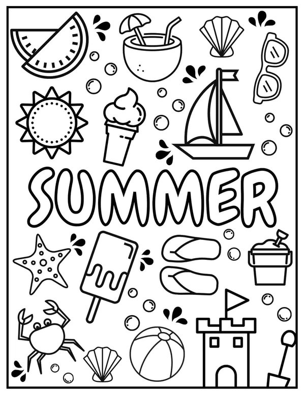Childrens coloring page