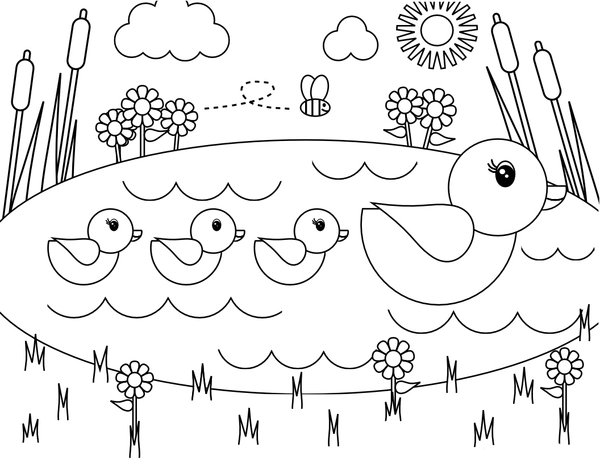 Childrens coloring page