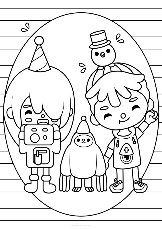 Childrens coloring page