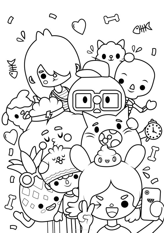 Childrens coloring page