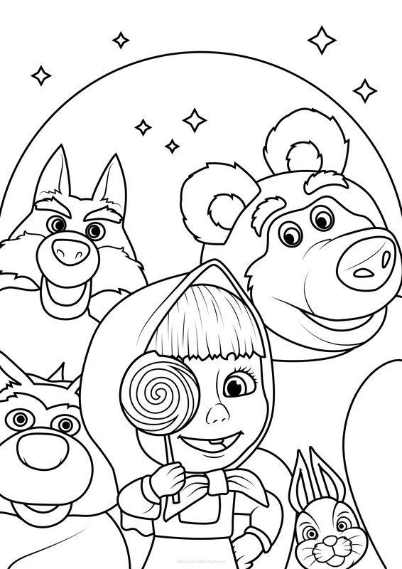 Childrens coloring page