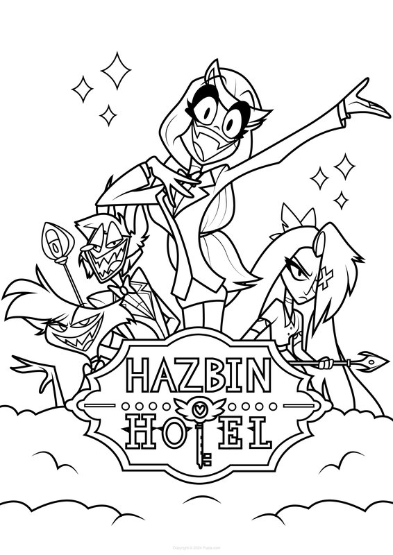 Childrens coloring page