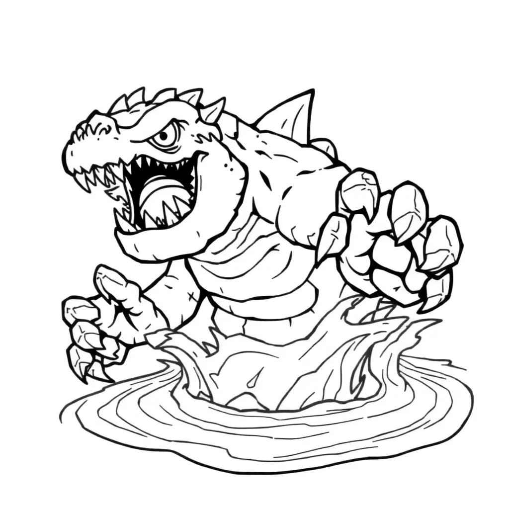 Frozen Sneeuwmonster Mystiek Ijslandschap Avontuur coloring page for children
