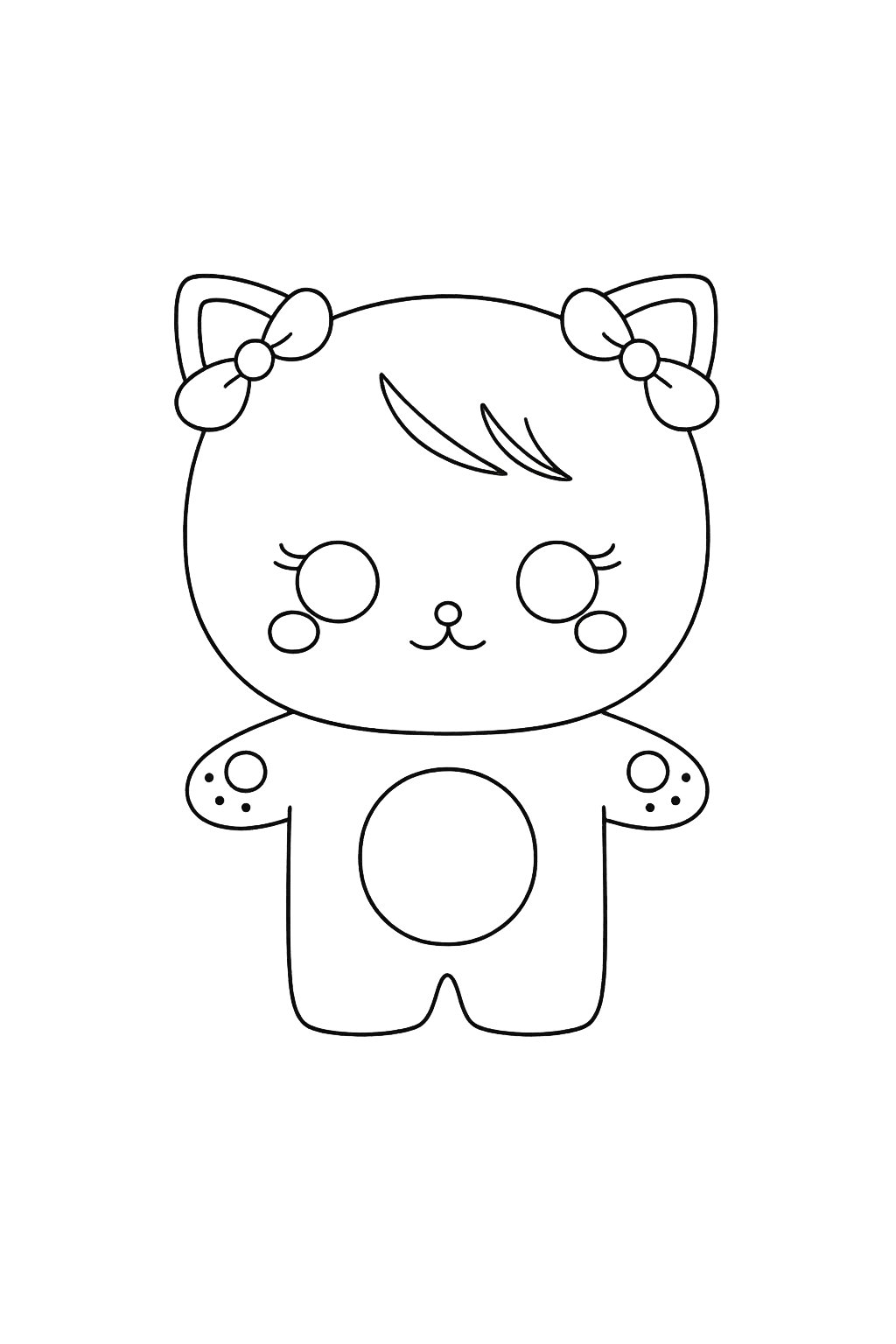 Blackpink Plush Rose kleurplaten voorbeeld