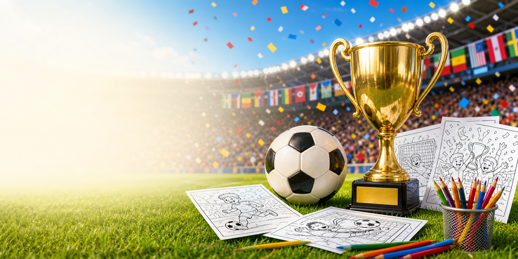 WK voetbal kleurplaten